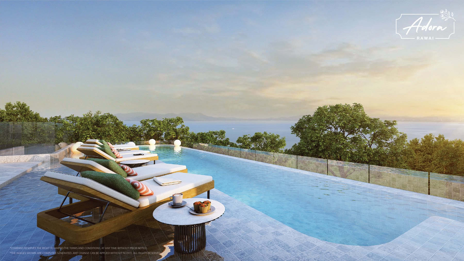 Pool Deck with Sea View
